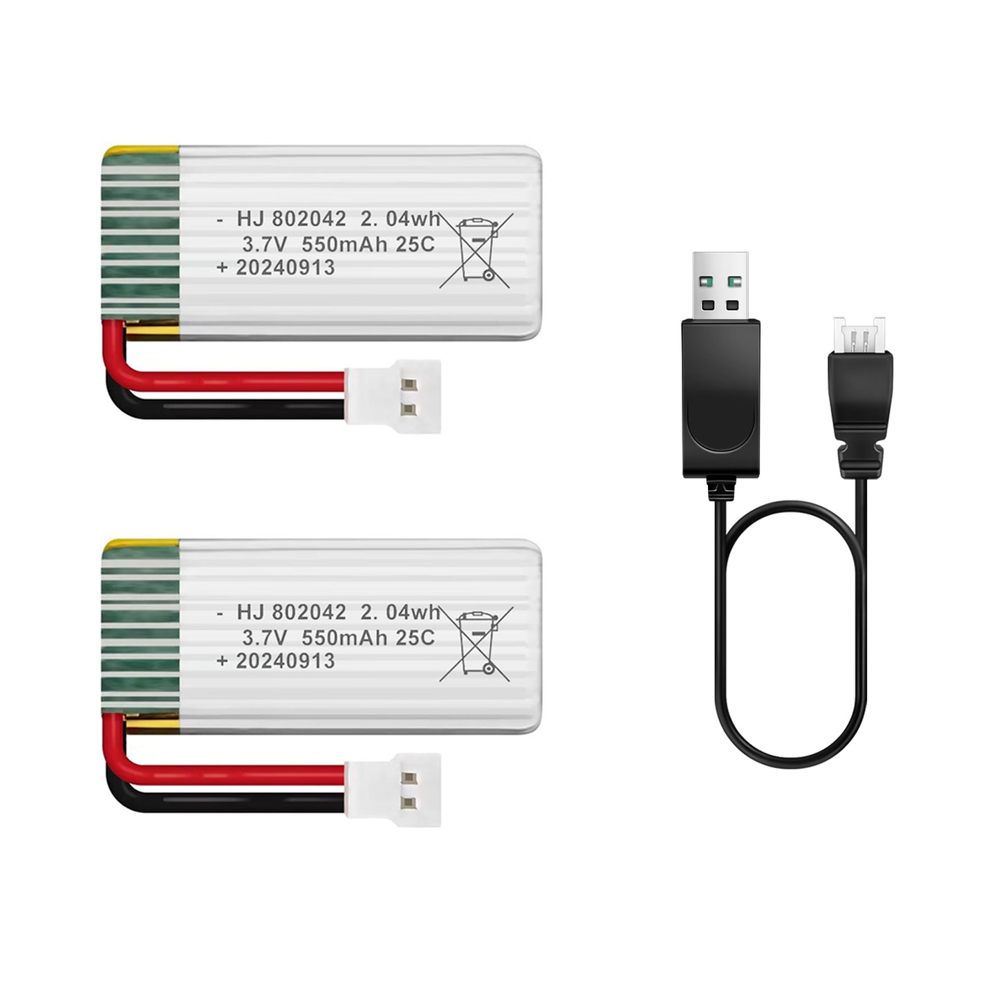 Lipo バッテリー 3.7V 180 mAh、RC モデル & おもちゃ用充電式リチウムポリマーバッテリー