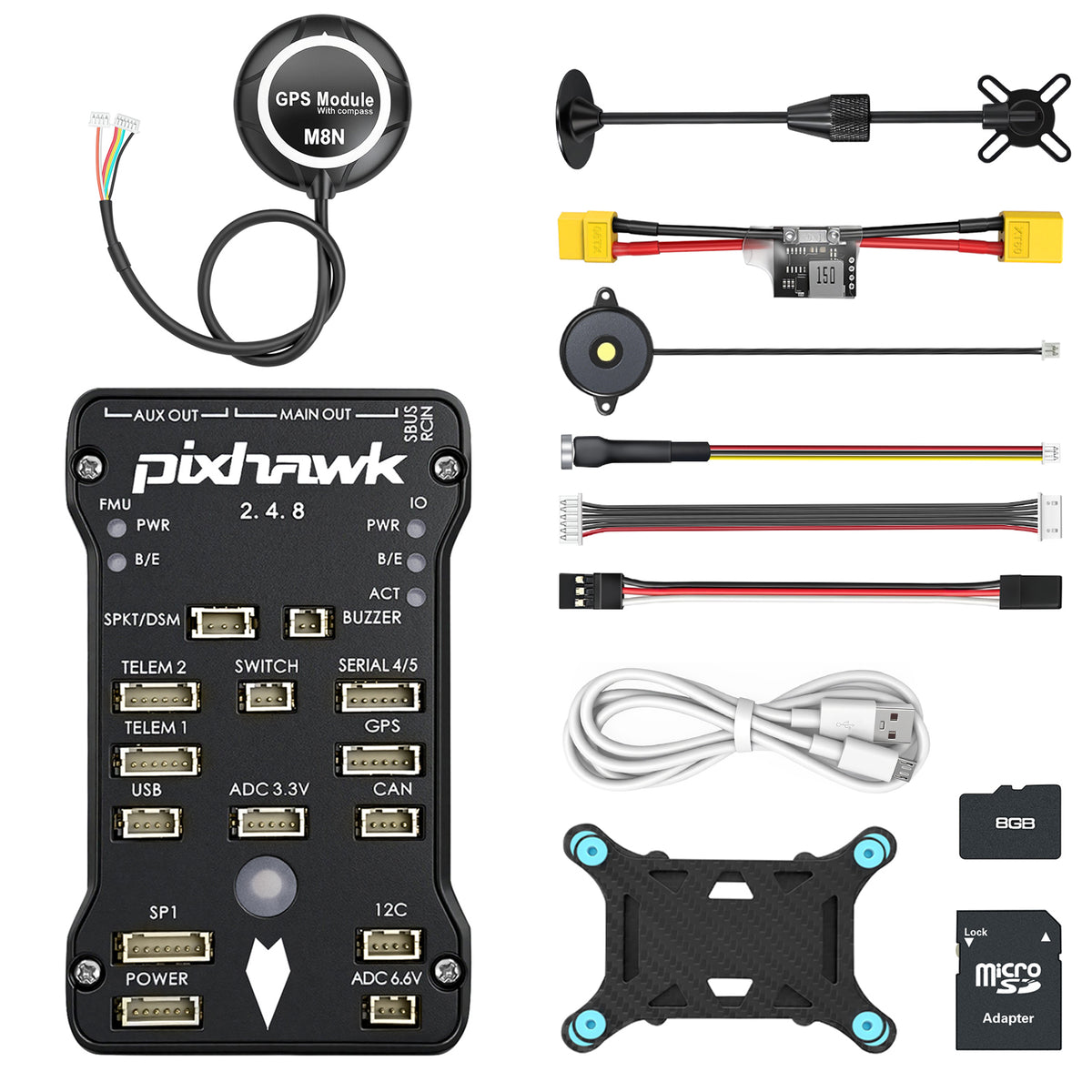 Pixhawk 2.4.8 Flight Control, Open Source PX4 autopilot – HAWK'S WORK