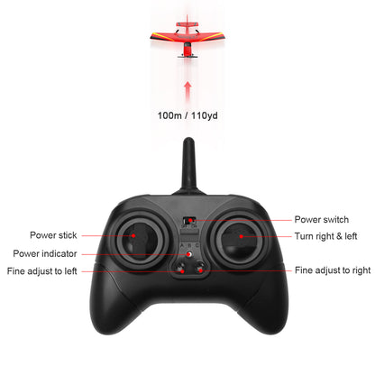 RC 飛行機セスナ (Z50) &amp; RC イーグル (Z59) 用リモート、2 チャンネル 2.4 GHz リモート コントローラー