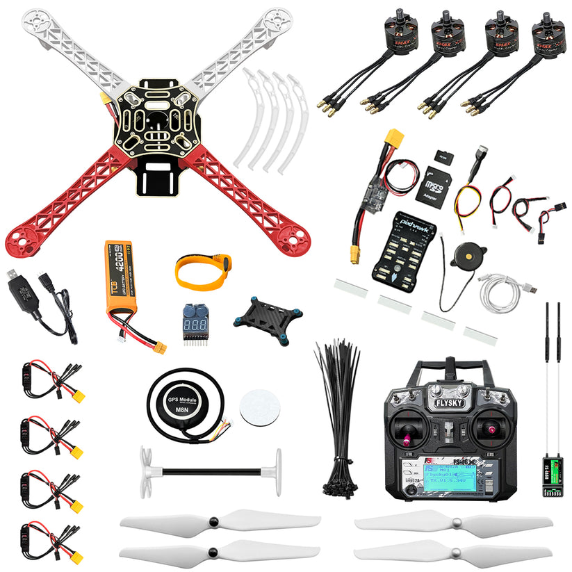 F450 Drone Kit to build, DIY 450mm Wheelbase 4-axis Multi-rotor Drone ...