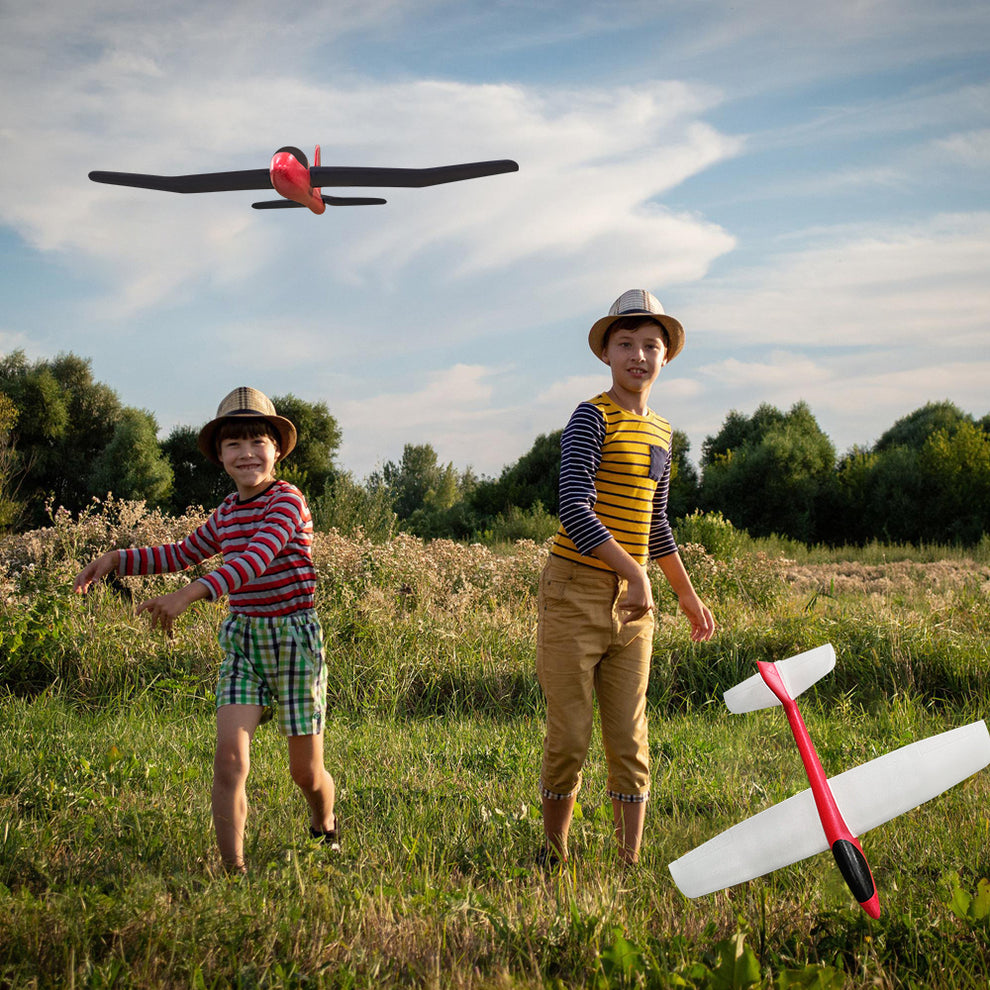 HAWK'S WORK 86cm EPP Foam Glider, Super Large Hand Throw Airplane Toy