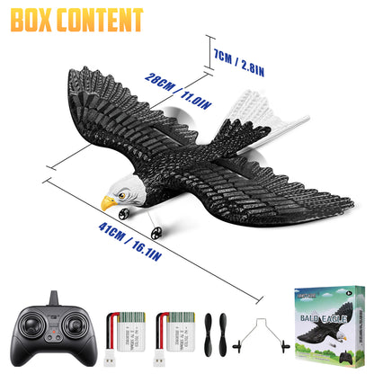RC Eagle, ferngesteuertes 2-Kanal-2,4-GHz-Flugzeug, einfach zu fliegendes Segelflugzeug für Kinder und Anfänger 