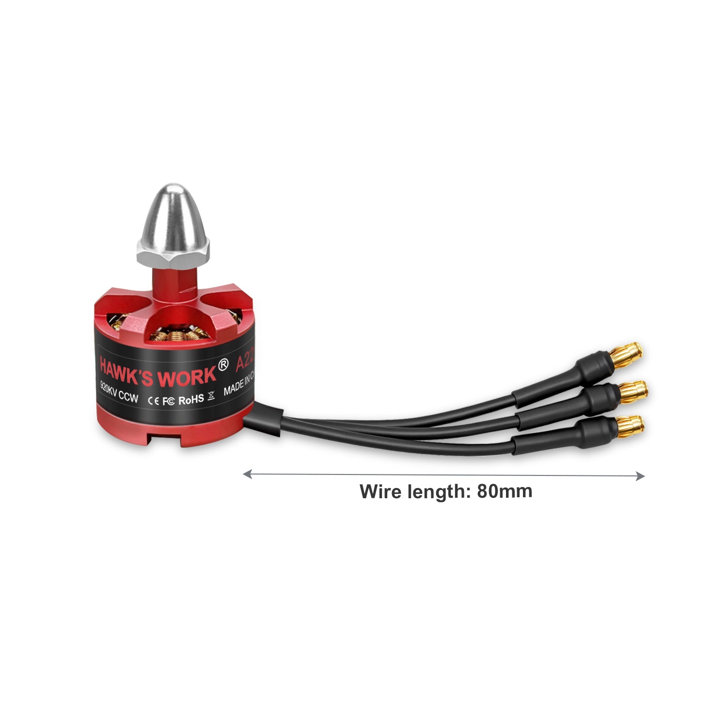 A2212 ブラシレスモーター 920KV マルチコプタードローンなど用