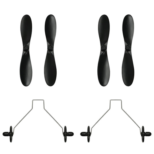 2 Paar Ersatzpropeller und -räder für RC Cessna (Z50) und Eagle (Z59) 