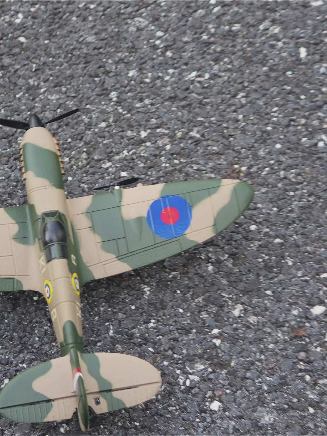 3 Channel RC Plane Spitfire Fighter, Remote Control Warbird Ready