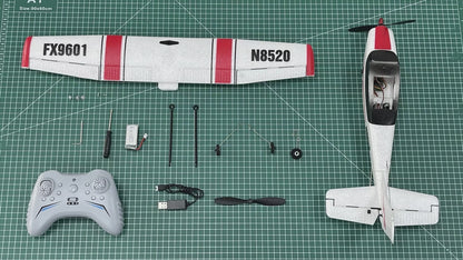 4 Channel RC Plane, Remote Control Airplane Cessna Ready to Fly, Brushless Motor 6-axis Gyro Stabilizer 3 Flight Mode Stunt Flying, Easy Trainer for Beginner & Kid
